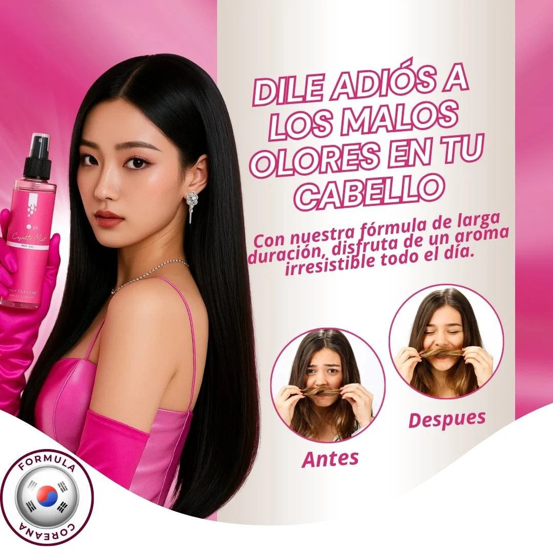 El perfume que enamora… y hace crecer tu cabello.