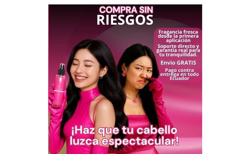 El perfume que enamora… y hace crecer tu cabello.